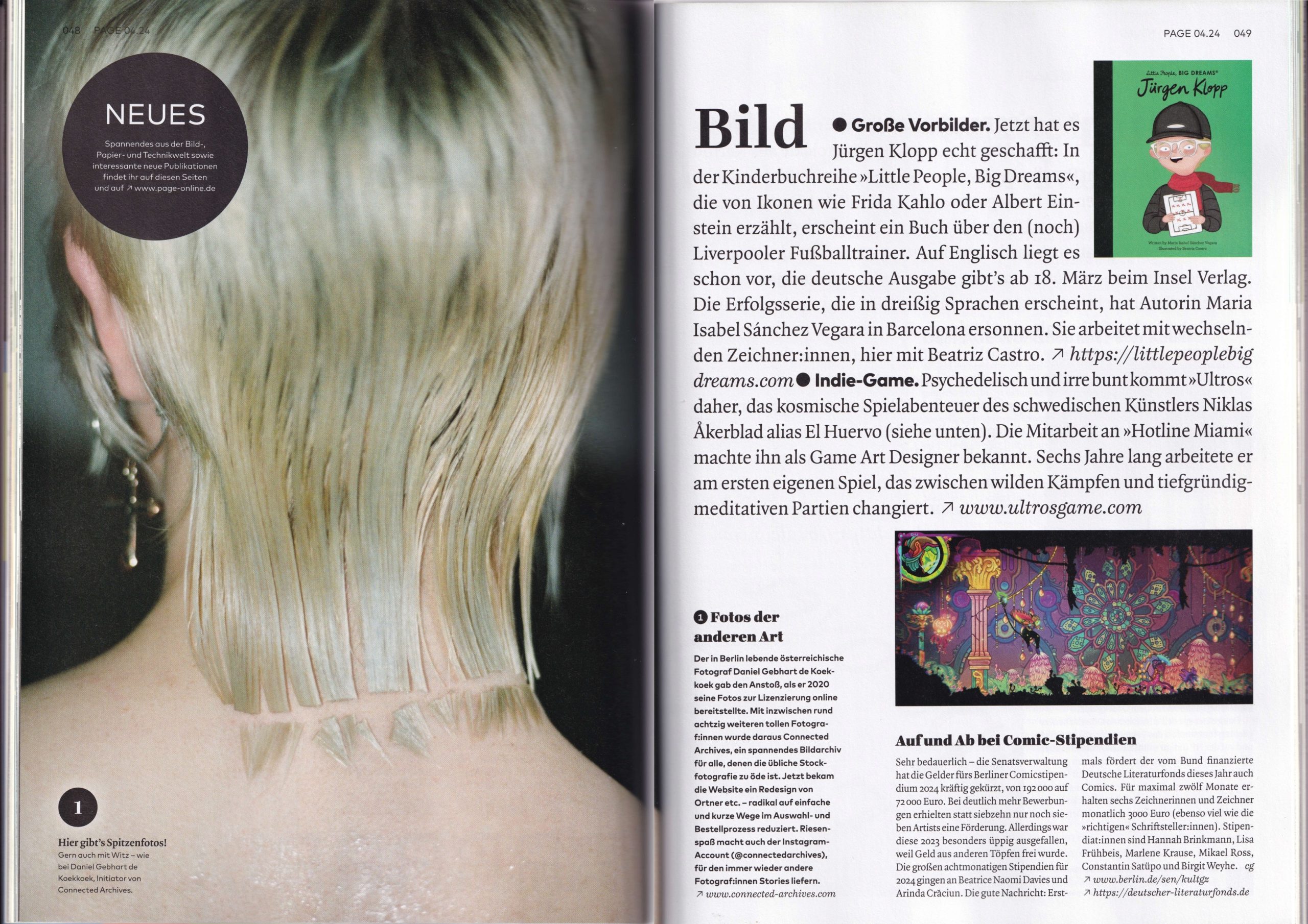 Connected Archives in Page magazine